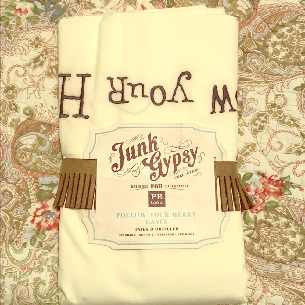 Pottery Barn Teen Junk Gypsy pillow cases. NWT